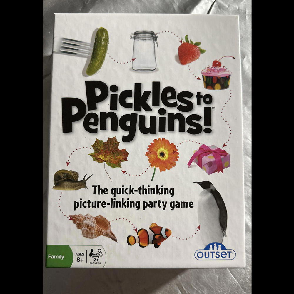 Pickles To Penguins Board Game Quick Thinking Picture Link Family Party